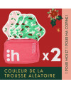 serviettes hygiéniques lavables, 2S+1M, en coton bio, (1+1) coffret MINI LADY - 2