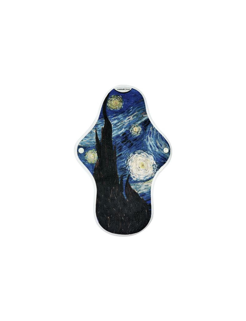Serviette hygiénique lavable, MEDIUM, en coton bio - 1 Serviette hygiénique lavable, MEDIUM, en coton bio - 1