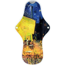 Serviette hygiénique lavable, NUIT (L), en coton bio - 4