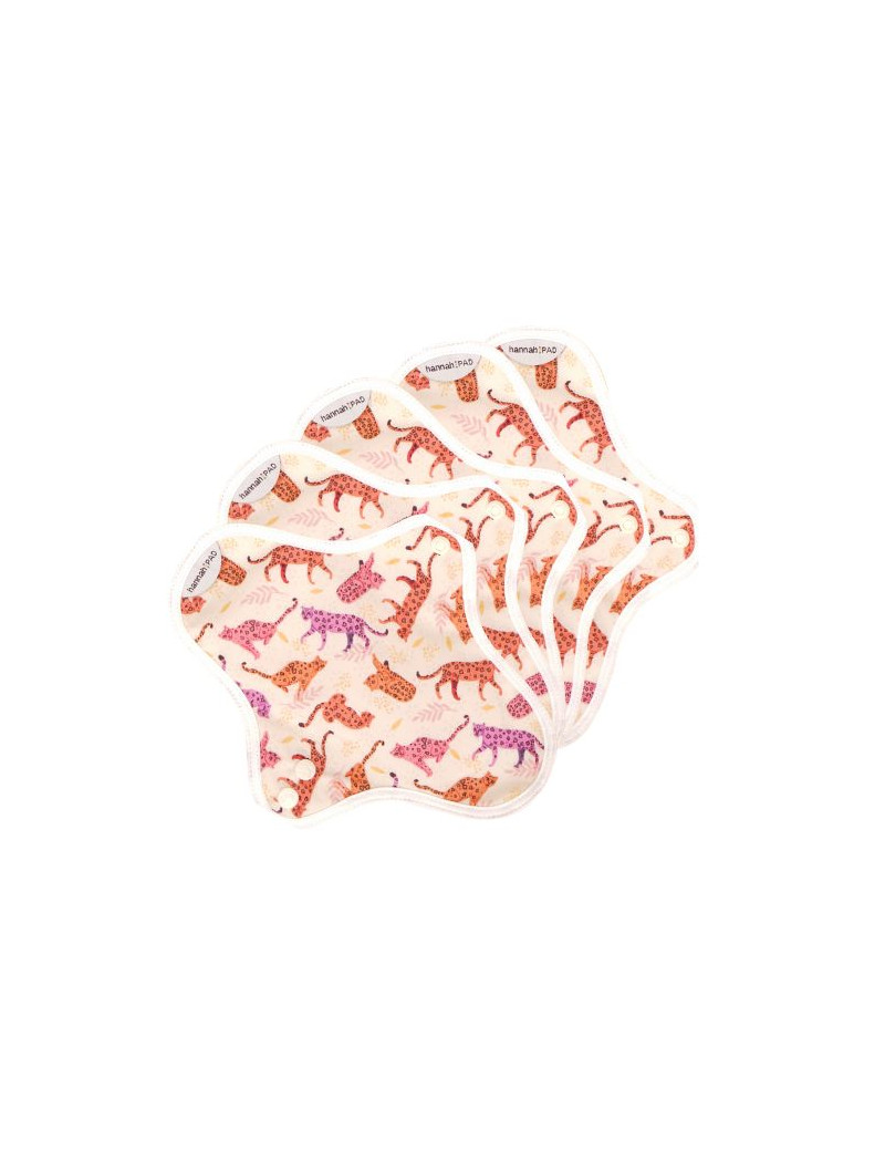 5 serviettes hygiéniques lavables, SMALL, en coton bio, coffret 5 serviettes hygiéniques lavables, SMALL, en coton bio, coffret