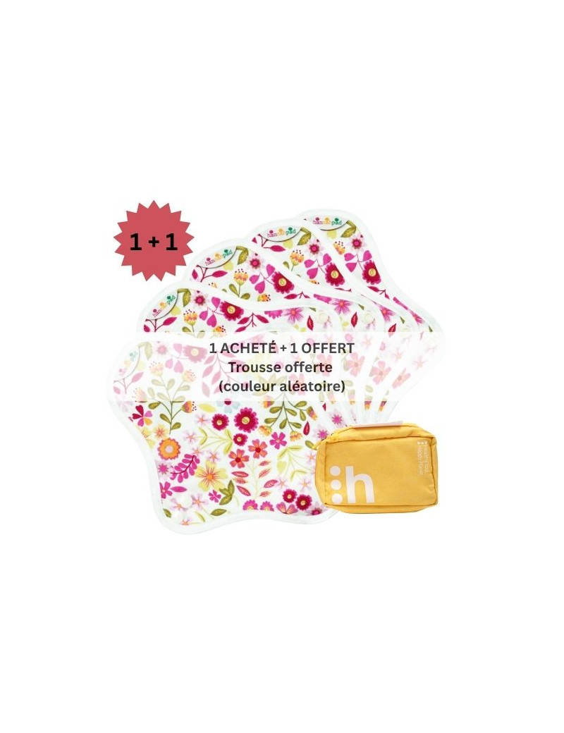 coffret 5 protège-slips , NORMAL, en coton bio, (1+1) - 1